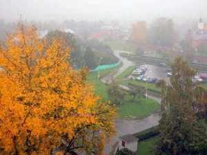 Виды Коломны дождь